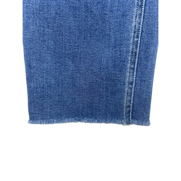 Frank & Eileen Derry Signature Ankle Jeans High Rise Raw Hem Medium Wash Size 29 - Picture 5 of 14